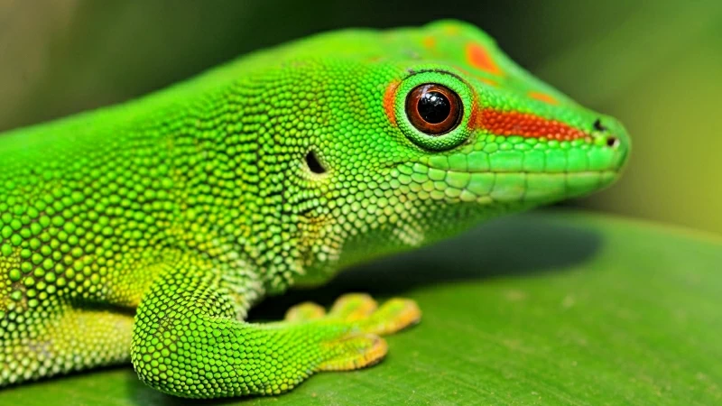 Gecko Green HD Wallpaper