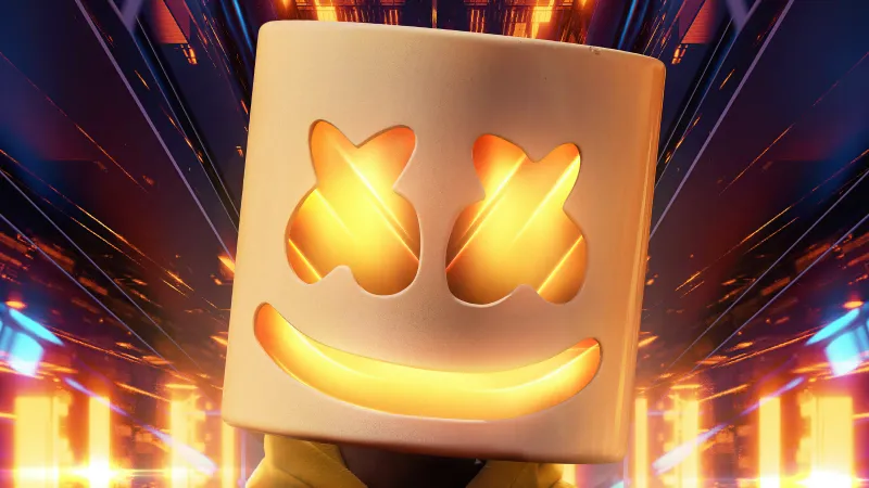 Gold Marshmello Wallpaper