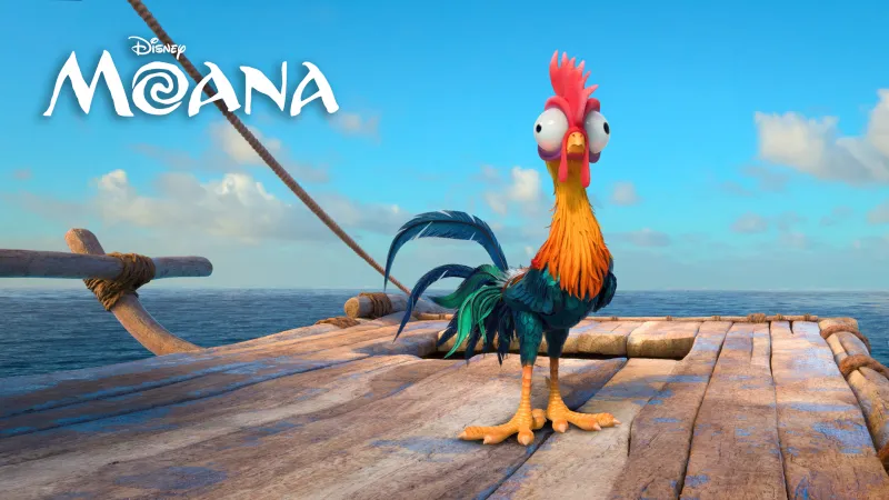 Heihei Moana 4k Wallpaper