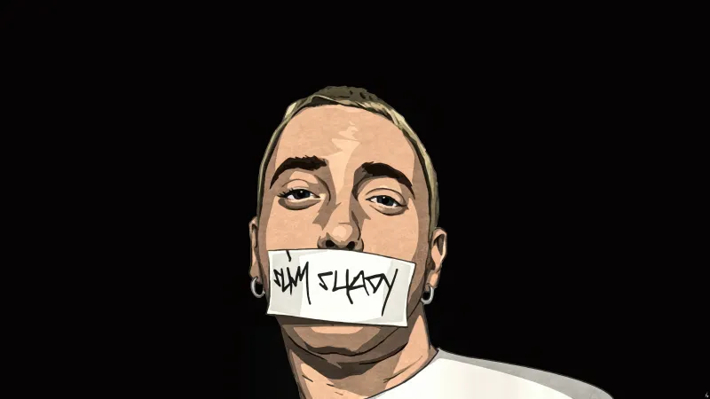 I Am Shady Eminem Art Wallpaper