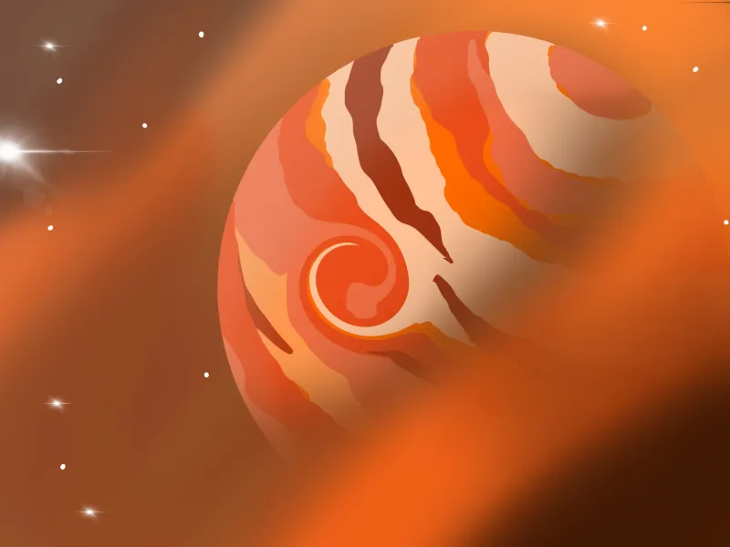 Jupiter Space Digital Art Wallpaper