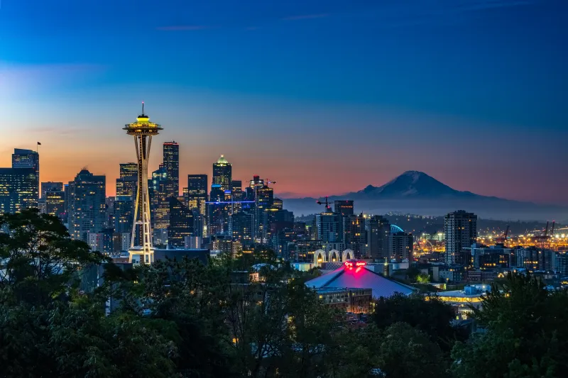 Kerry Park Seattle United States 5k Wallpaper