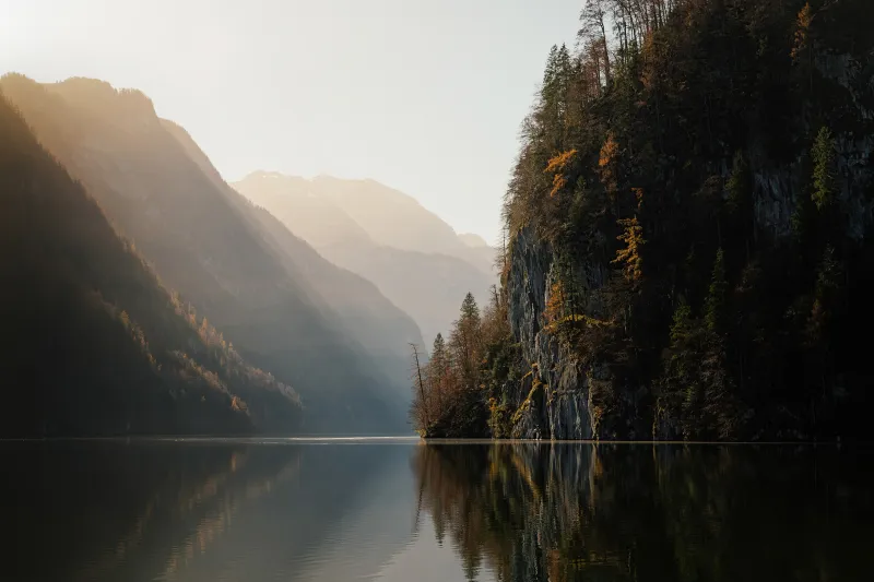 Koenigssee Lake In Germany 5k Wallpaper