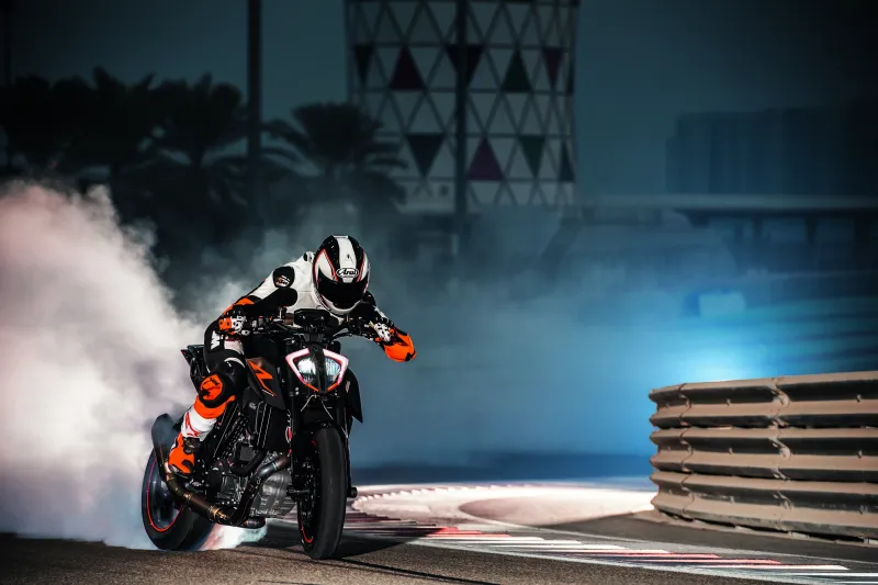 KTM 1290 Super Duke Drifting Wallpaper