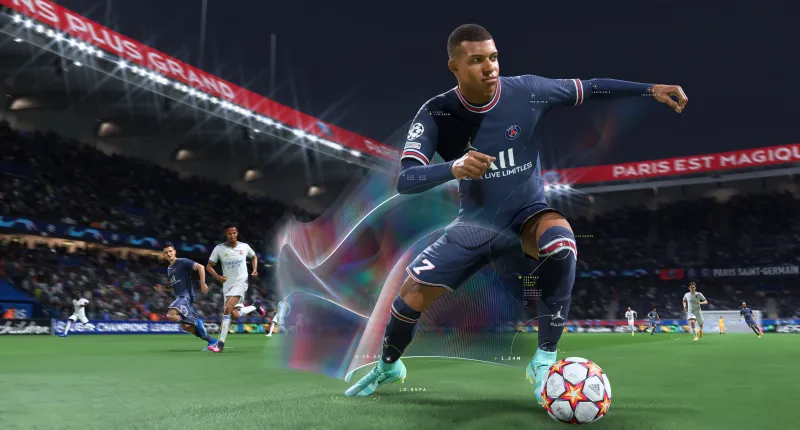 Kylian Mbappe In Fifa 2022 Wallpaper