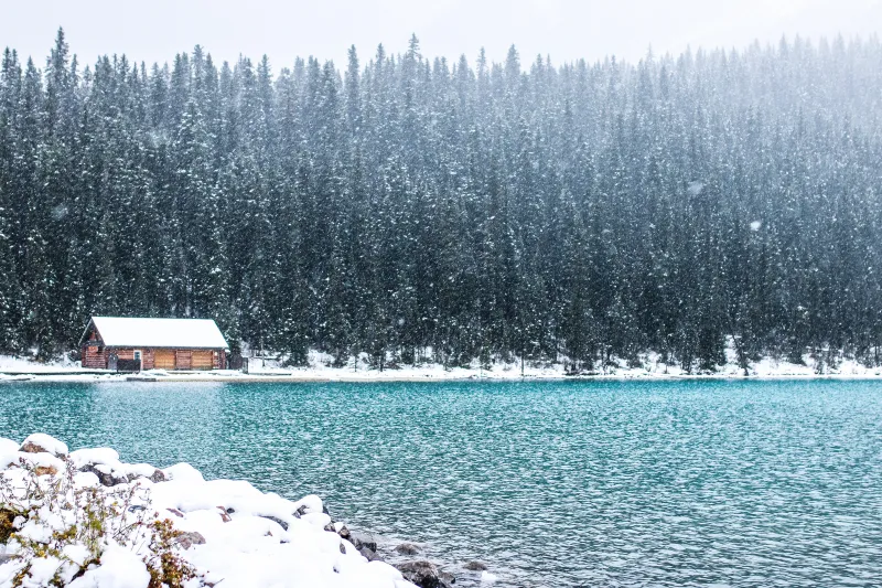 Lake Louise Canada Banff Landscape Alberta Rocky 5k Wallpaper