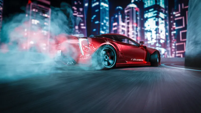 Lexus LC 500 Drifting Wallpaper