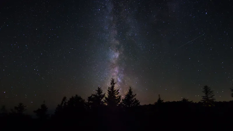 Milky Way From Cadillac Mountain 5k Wallpaper