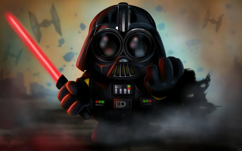 Minion As Darth Vader 4k Wallpaper