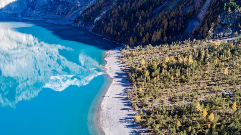 Oeschinensee Kandersteg Switzerland 5k Wallpaper