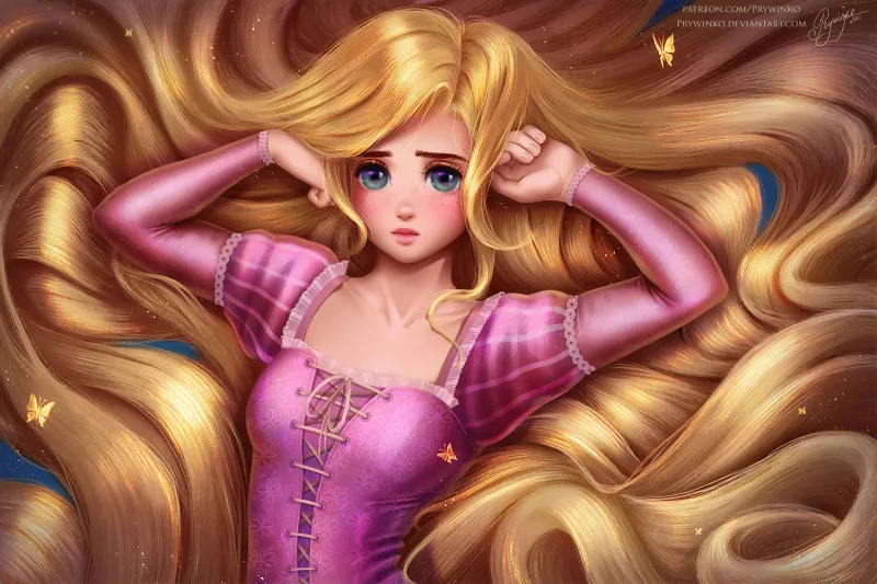 Rapunzel Disney Princess 4k Wallpaper