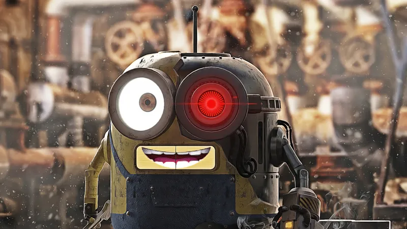 Robot Minion Wallpaper