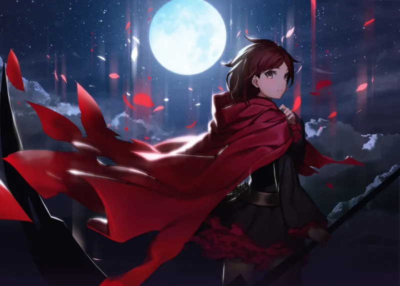 Ruby Rose Rwby 4k Wallpaper