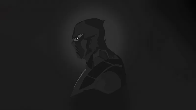 Scorpion Mortal Kombat Dark Minimal 5k Wallpaper