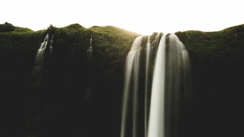 Seljalandsfoss Iceland Waterfall 4k Wallpaper