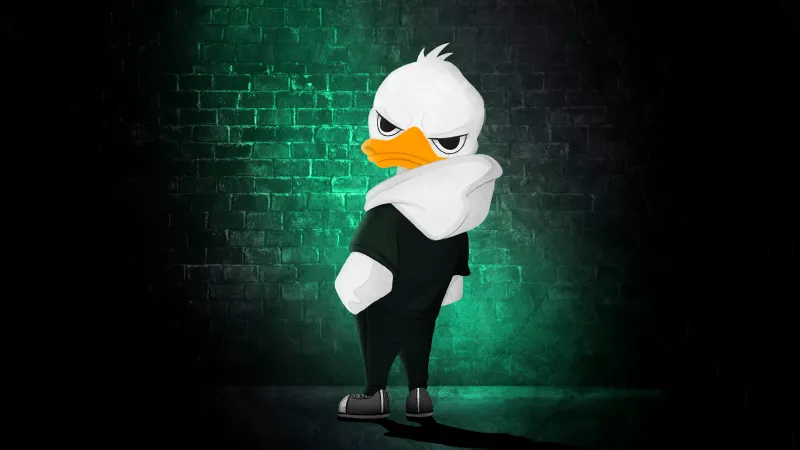 Street Duck Wallpaper