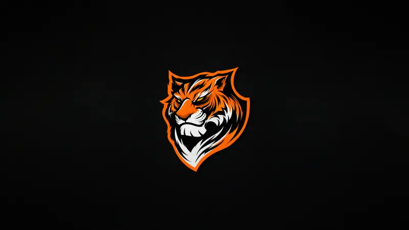 Tiger Minimal 5k Wallpaper