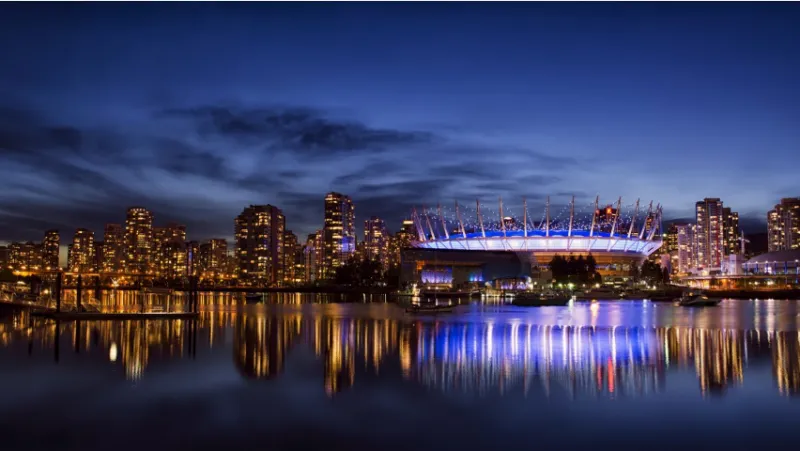 Vancouver City Night Wallpaper