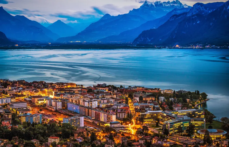 Vevey Switzerland 4k Wallpaper