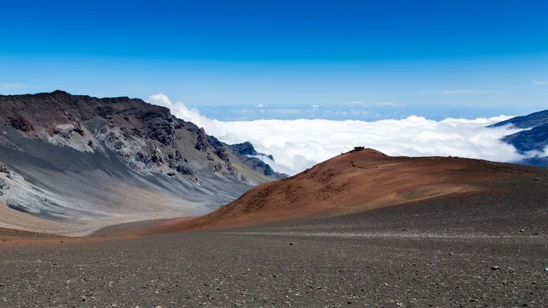 Volcano Haleakala On The Hawaiian Island 4k Wallpaper