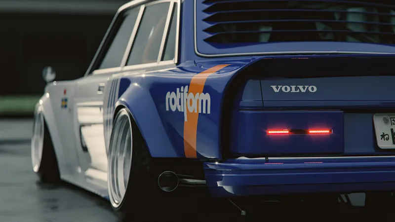 Volvo 240 Modified 5k Wallpaper