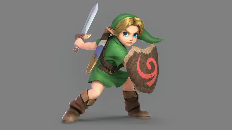 Young Link Super Smash Bros Ultimate 5k Wallpaper