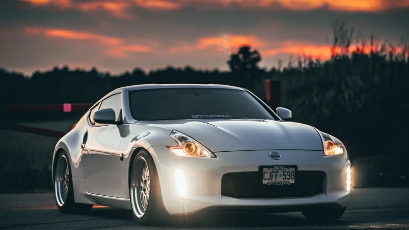 Nissan 370z Nissan Car Sports Car White 4K HD Wallpaper