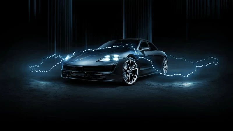 TechArt Porsche Taycan Turbo 2020 4K HD Wallpaper