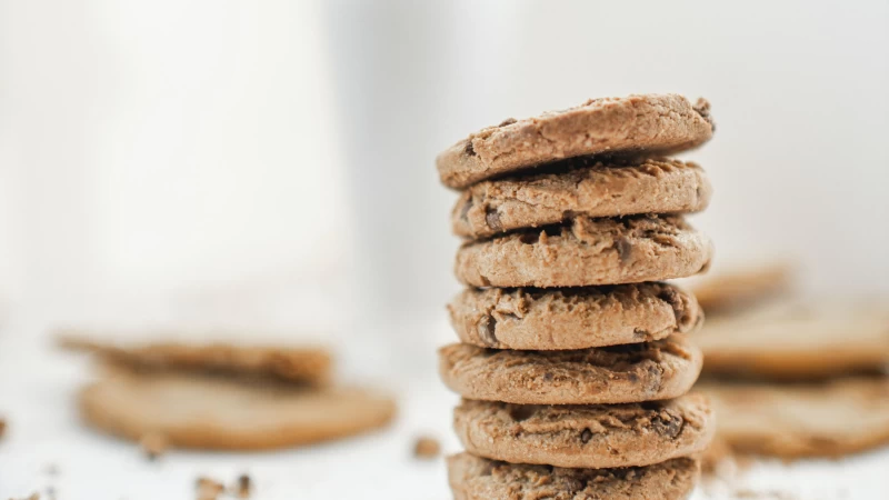 cookies, pastries, chocolate chips 4k uhd 16:9  hd background