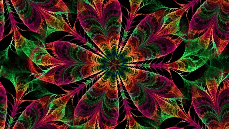 Kaleidoscope Patterns Colors 4K HD Wallpaper