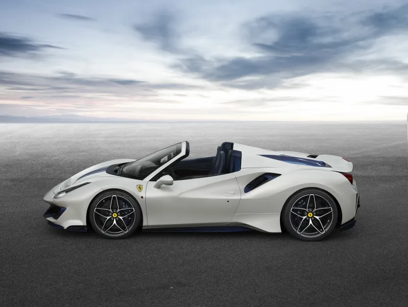 2018 Ferrari 488 Pista Spider Side View Wallpaper