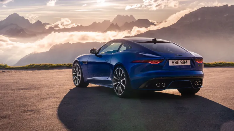 2021 Jaguar F Type Rear Wallpaper