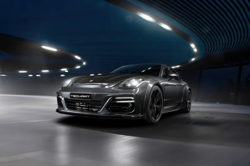 2021 Porsche Panamera Sport Turismo Grand Gt From Techart 5k Wallpaper