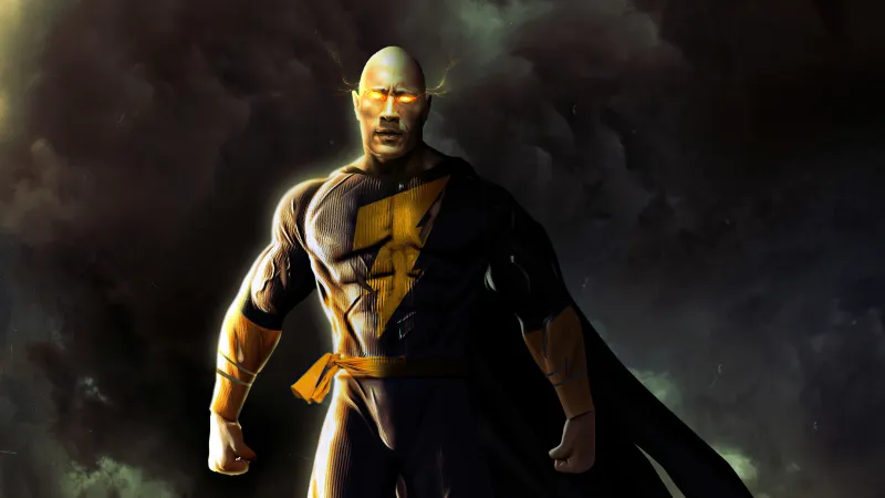 4k Black Adam Rock Wallpaper