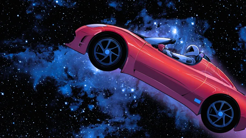 Adventures Of Starman Space X Wallpaper