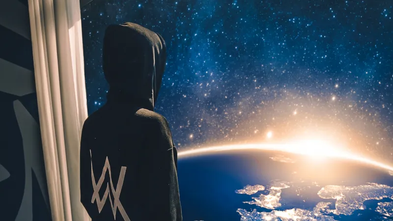 Alan Walker Watching The Universe Wallpaper