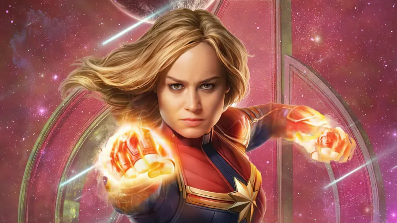 Captain Marvel Infinity Saga 5k Wallpaper