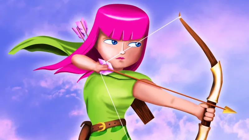 Clash Of Clans Archer Wallpaper