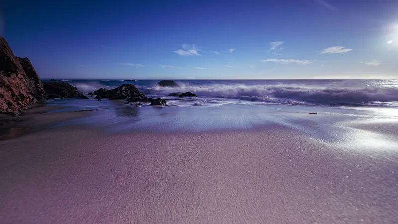 Coast Ocean California 4k Wallpaper