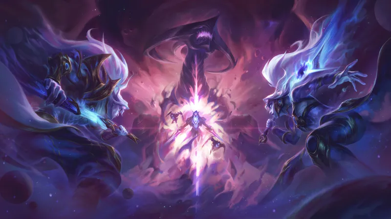 Dark Star Vs Cosmic League Of Legends 5k Wallpaper