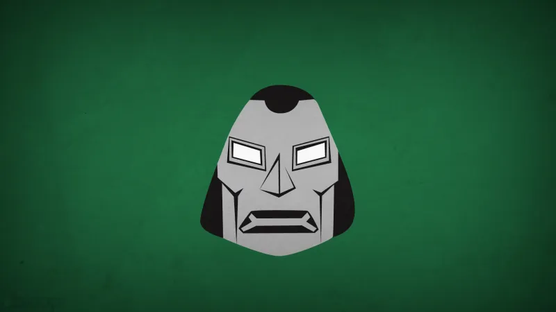 Doctor Doom Minimalism Wallpaper