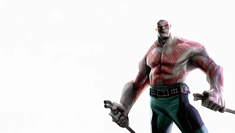 Drax The Destroyer Art Wallpaper