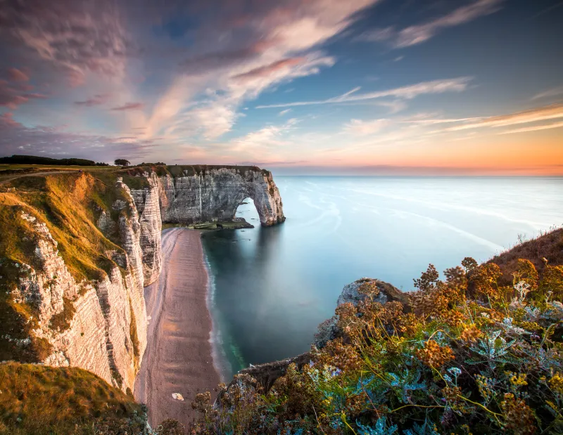 Etretat Normandie France 5k Wallpaper