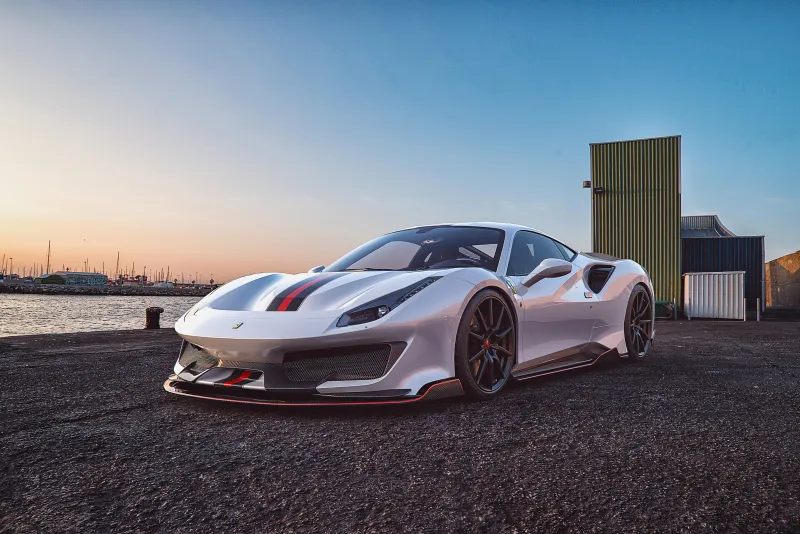 Ferrari 488 Pista Outdoor Wallpaper