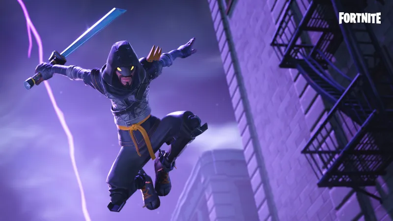 Fortnite Mythic Cloaked Star Ninja Wallpaper