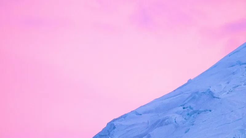 Glacier And Sky 4k Wallpaper