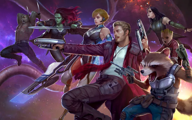 Guardians Of The Galaxy Marvel Future Fight Wallpaper