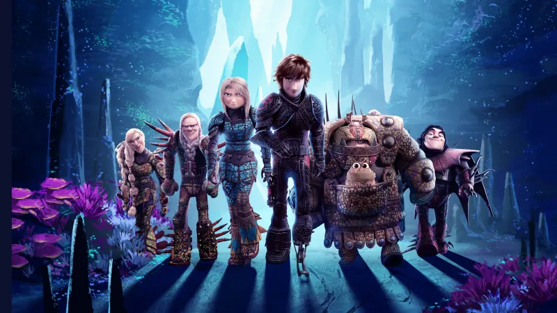 How To Train Your Dragon 3 Key Art 5k Wallpaper