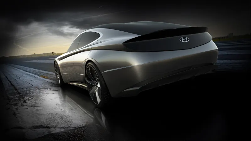 Hyundai Le Fil Rouge 2018 Rear Wallpaper