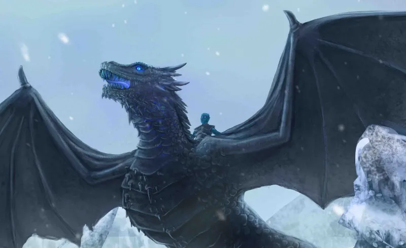 Ice Dragon Game Of Thrones 4k Wallpaper